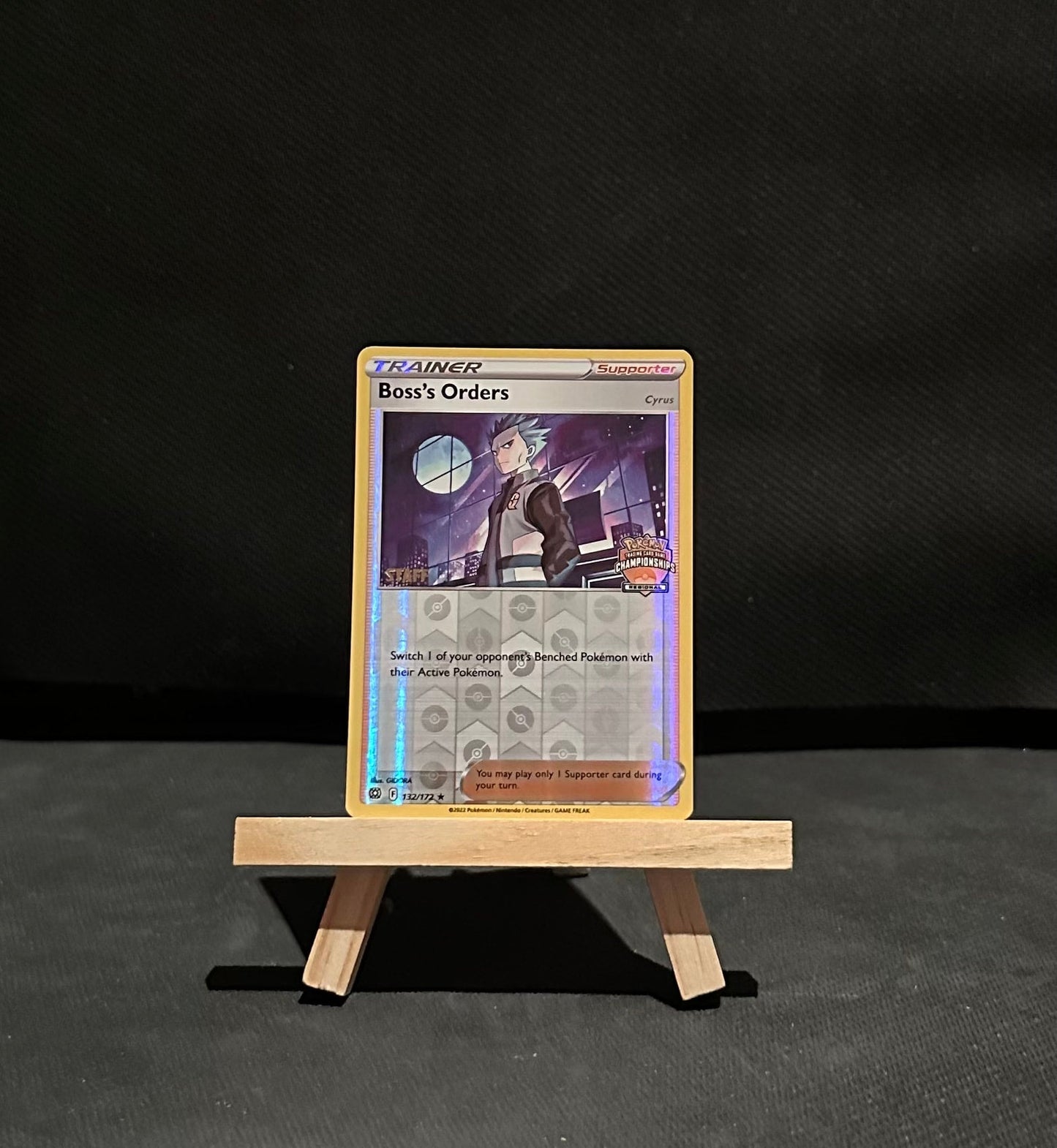TCG Single: Boss’s Orders [Cyrus] (STAFF) - Regional Championships Promo
