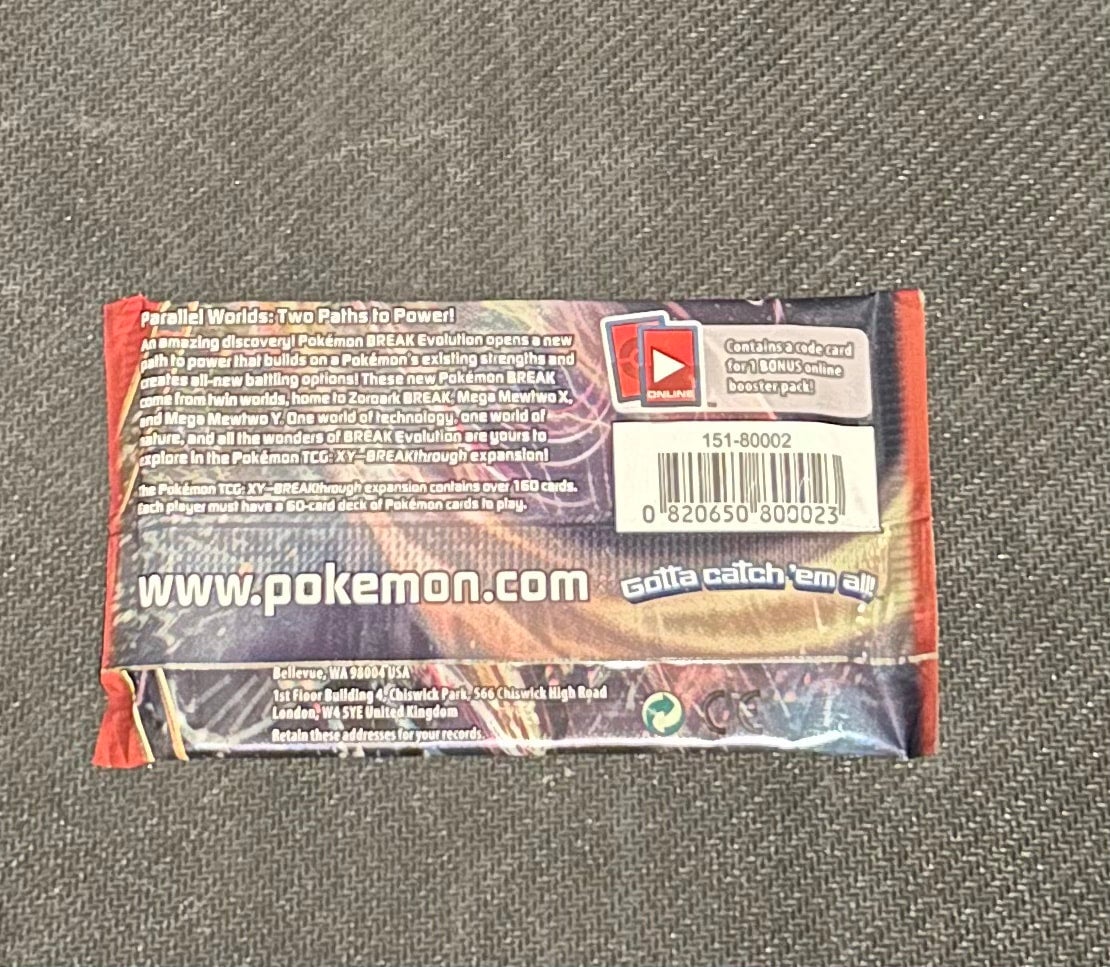 XY: BREAKTHROUGH booster pack