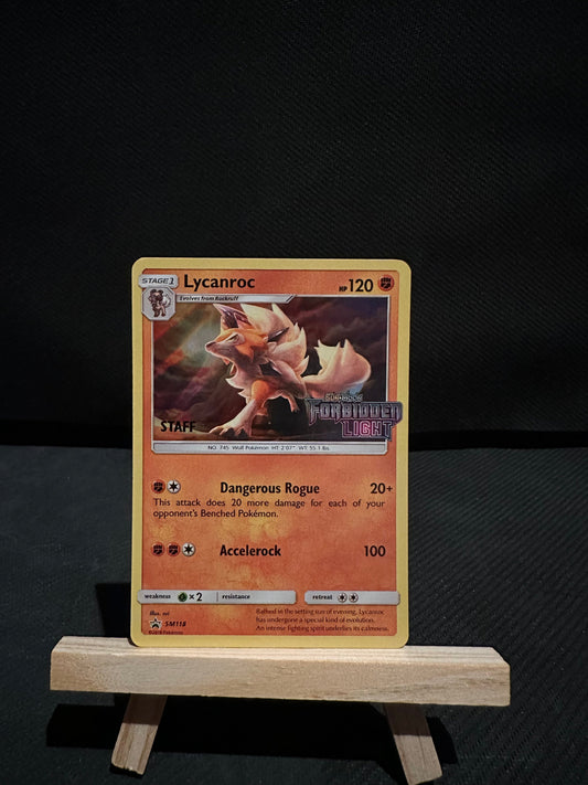 TCG Single: Lycanroc (STAFF) - Pre Release Promo
